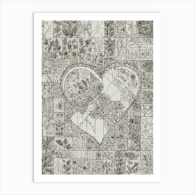 Heart Of Love 5 Art Print