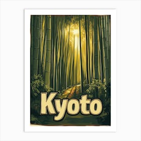 Aihrgdesign A Mid Century Modern Travel Poster For Kyoto Show 976312a5 3c5f 4f89 803d 9841bba1912f 3 Art Print