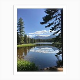 Lake View Art Print