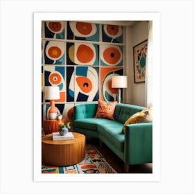 Modern Living Room 3 Art Print