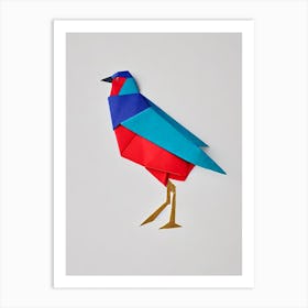 Pheasant Origami Bird Art Print