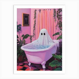 Ghost In The Bath Art Print