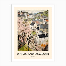 Lynton And Lynmouth (Devon) Painting 3 Travel Poster Art Print