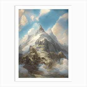 Mountain Landscape - natural 1 Art Print