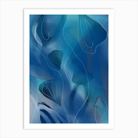 Under The Sea Abstract Art Print