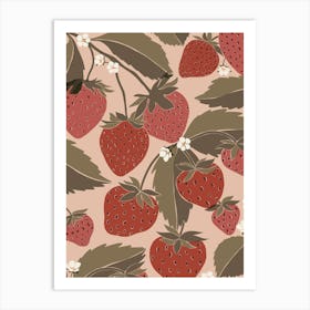 Strawberries Art Print