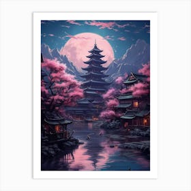 Japanese Pagoda 13 Art Print