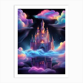 Castle In The Clouds 9 Art Print