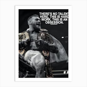 Conor Mcgregor Boxing Pop Art Print