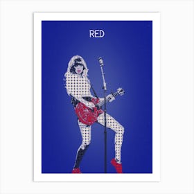 Red Taylor Swift Art Print