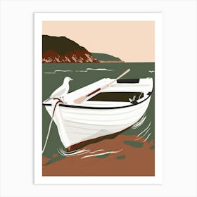 Boat On The Beach 3 Art Print