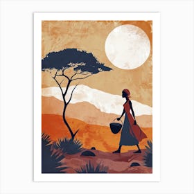 African Palette; A Boho Art Journey Art Print