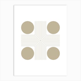 Geometric Circles Art Print