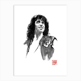 Bon Scott 1 Art Print