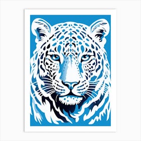 Tiger Head Vector Art Print