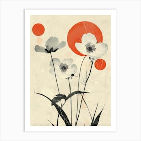 Asian Flowers 2 Art Print