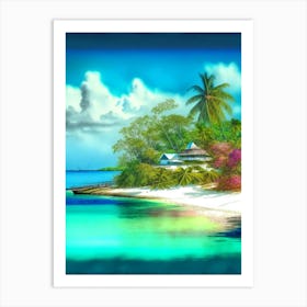 Cebu Island Philippines Soft Colours Tropical Destination Art Print