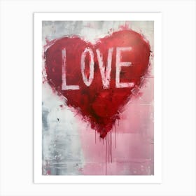 Love Graffiti Art Print