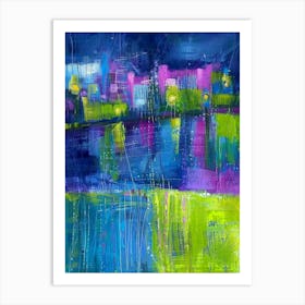 Night Cityscape Art Print