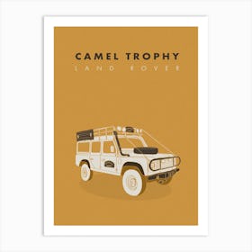Camel Trophy Landrover Art Print