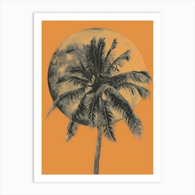 Palm Tree Canvas Print 6 Art Print