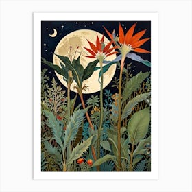 William Morris Bird Of Paradise 1 Art Print