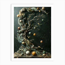 Tree Of Planets Art Print