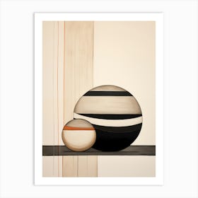 Abstract Spheres Art Print