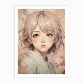 Anime Girl 6 Art Print