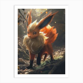 Pokemon Eevee 7 Art Print