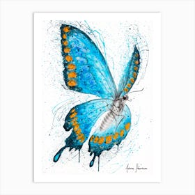 Fresh Morning Butterfly Art Print