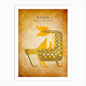 Gajau Vintage Art Print