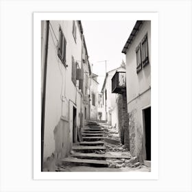 Rovinj, Croatia, Black And White Old Photo 4 Art Print