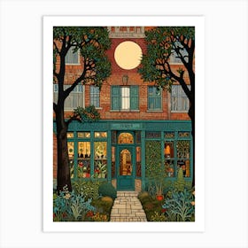 London Garden 1 Art Print