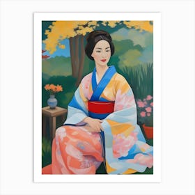 Geisha Art Print