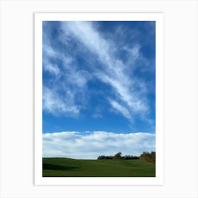 Sky Over A Field 1 Art Print