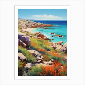 A Painting Of Cape Le Grand National Park, Western Australia 1 Art Print