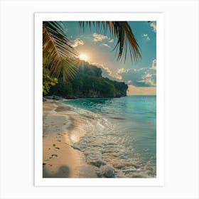 Sunset On The Beach 5 Art Print