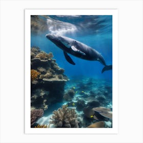 Humpback Whale Art Print