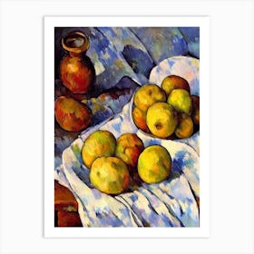 Potato Cezanne Style vegetable Art Print