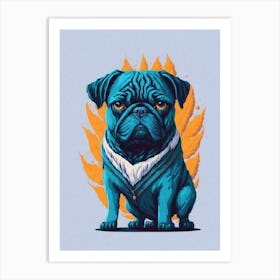 Pug Dog Art Print