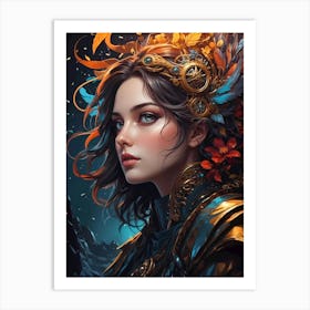 Elven Girl Art Print