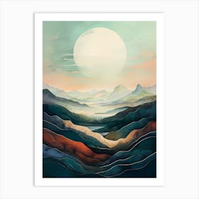 Landscape Painting 35 Art Print