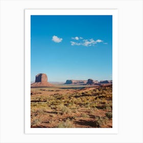 Monument Valley III on Film Art Print