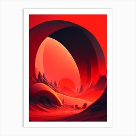 Redshift Comic Space Space Art Print