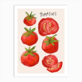 Tomatoes Art Print