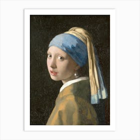 Johannes Vermeer Girl With A Pearl Earring Art Print