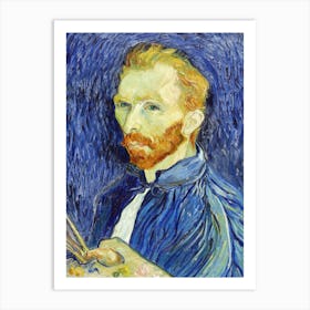 Self Portrait By Van Gogh Art Print