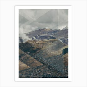 Landscapes Scattered 4 Nevado del Ruiz Art Print