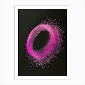 Pink Powder 1 Art Print